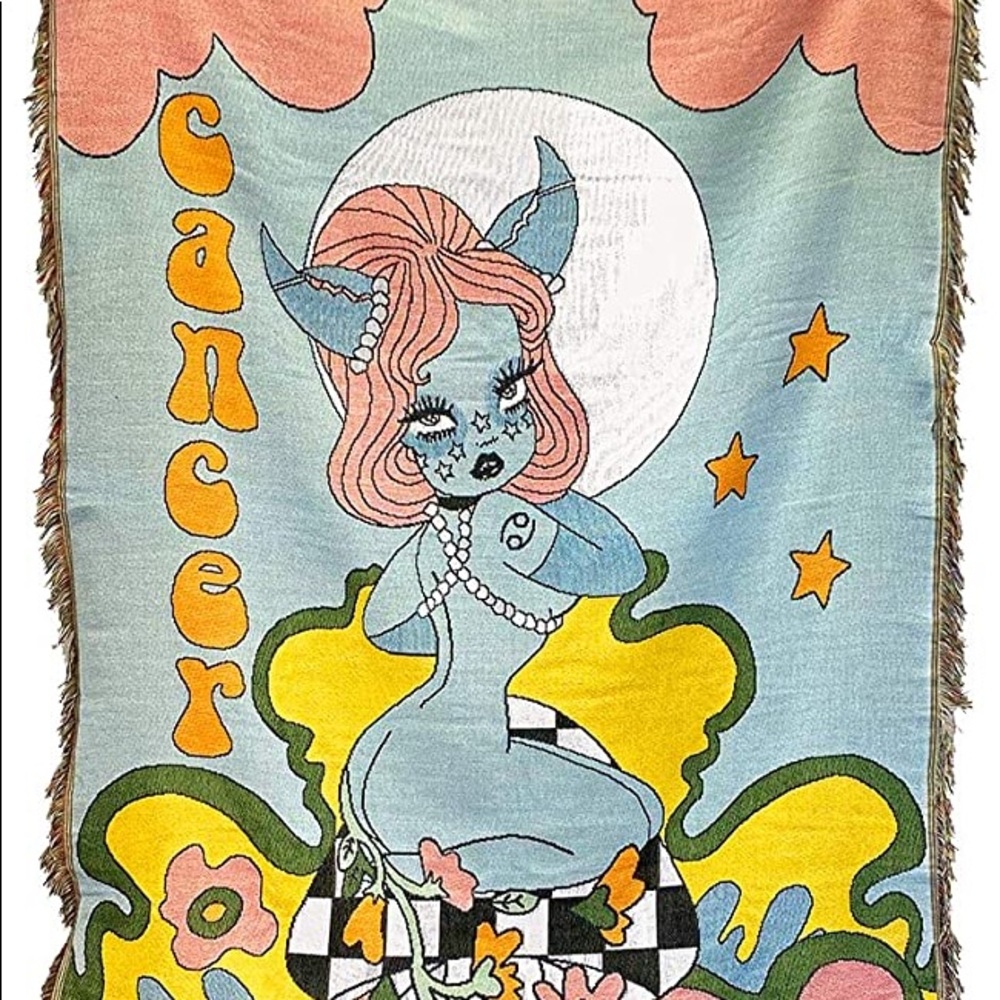 Valfre cancer wonderland woven blanket